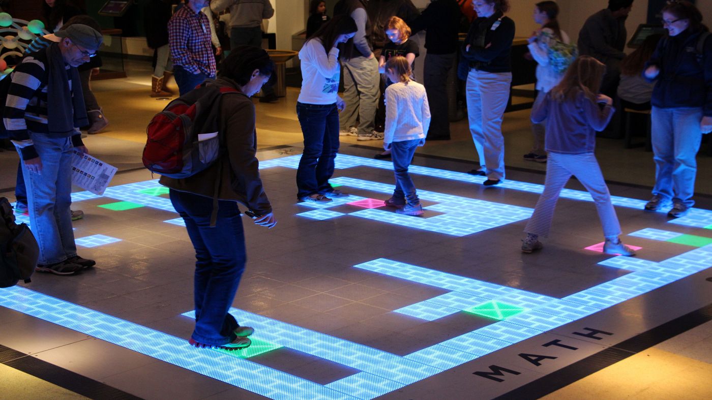 Interactive floor tile screen solution001 Interactive floor tile screen solution001
